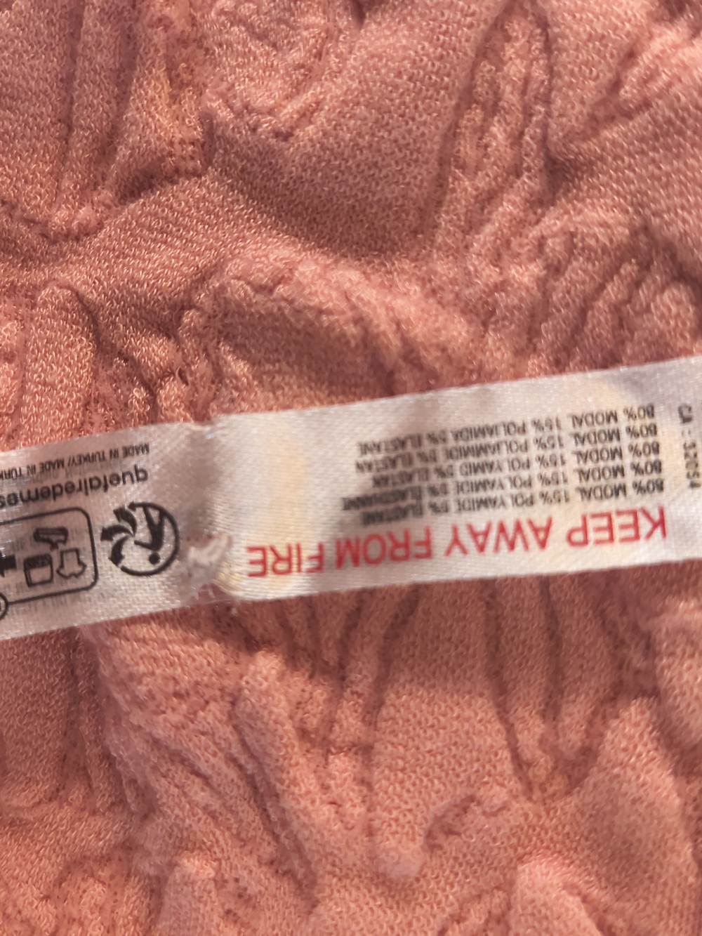 By Anthropologie Dusty Pink Textured Floral Tank L/XL - Picture 6 of 6